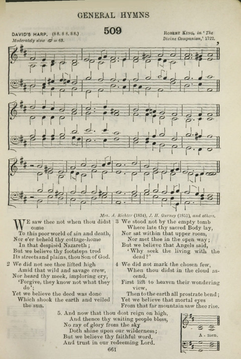 The English Hymnal: with Tunes page 603