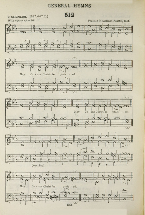The English Hymnal: with Tunes page 606