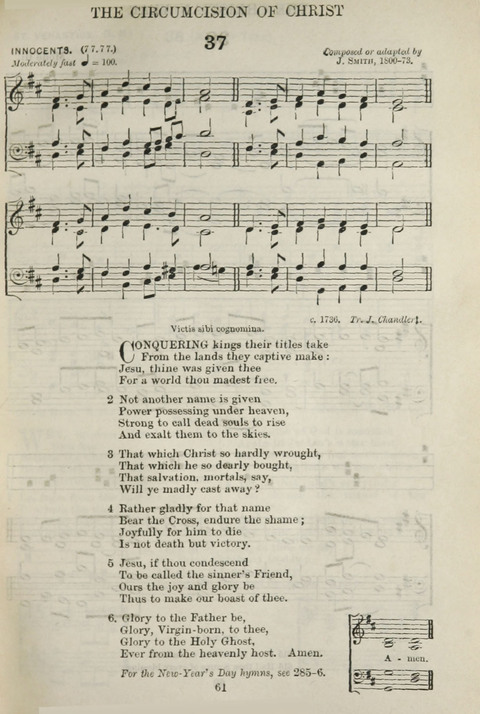 The English Hymnal: with Tunes page 61