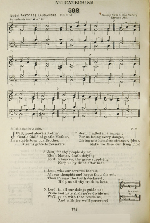 The English Hymnal: with Tunes page 708