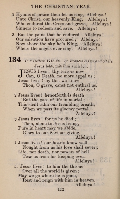The English Hymnal page 112