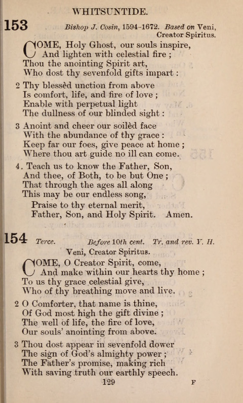 The English Hymnal page 129