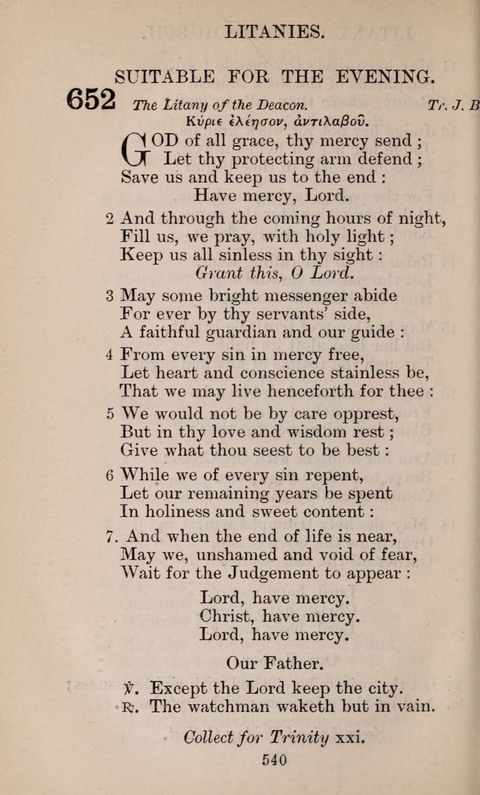 The English Hymnal page 540