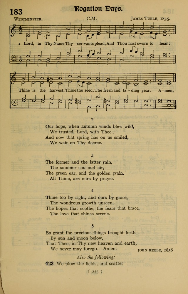 The Hymnal: as authorized and approved by the General Convention of the Protestant Episcopal Church in the United States of America in the year of our Lord 1916 page 303
