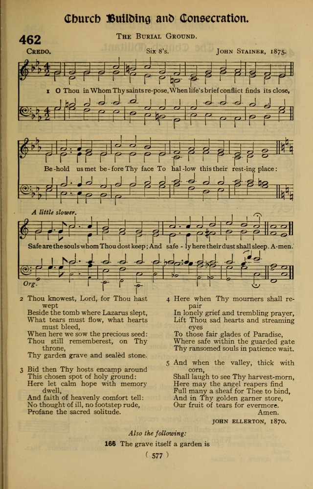 The Hymnal: as authorized and approved by the General Convention of the Protestant Episcopal Church in the United States of America in the year of our Lord 1916 page 652