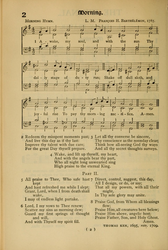 The Hymnal: as authorized and approved by the General Convention of the Protestant Episcopal Church in the United States of America in the year of our Lord 1916 page 72