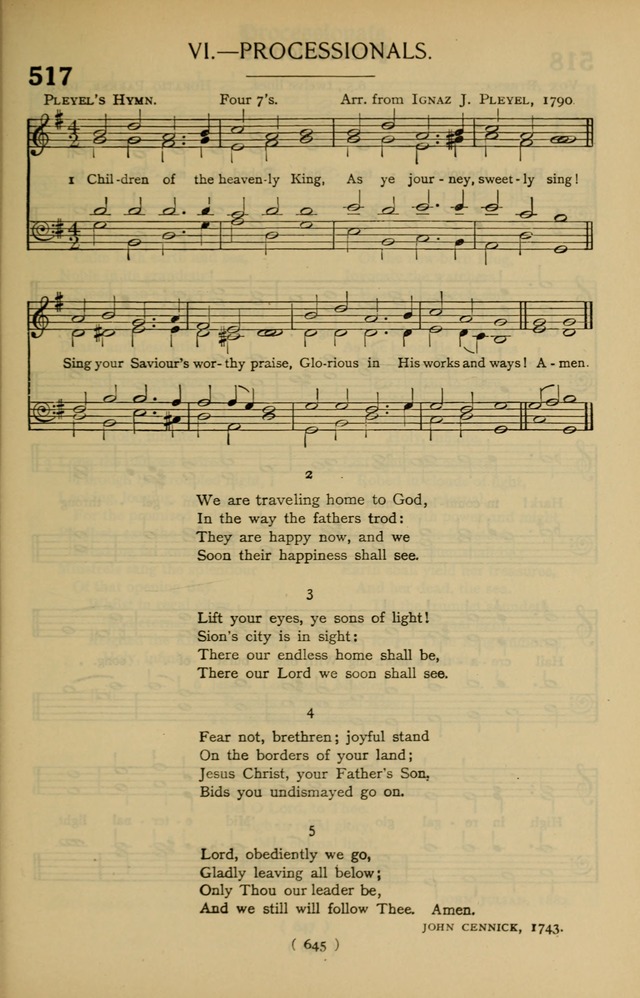 The Hymnal: as authorized and approved by the General Convention of the Protestant Episcopal Church in the United States of America in the year of our Lord 1916 page 720