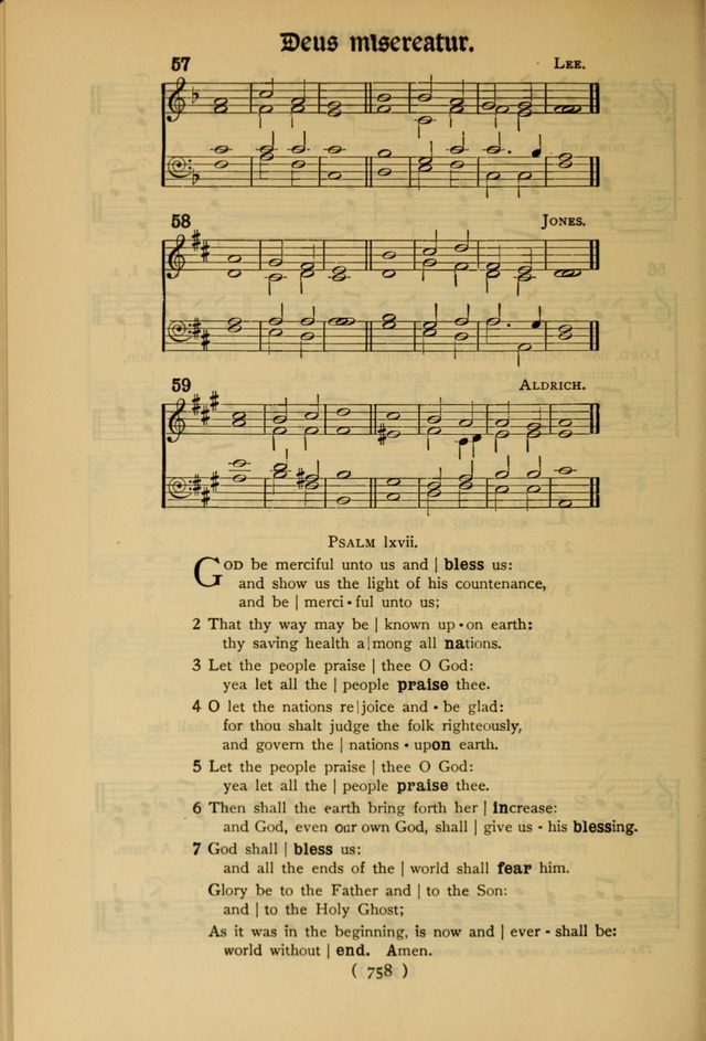 The Hymnal: as authorized and approved by the General Convention of the Protestant Episcopal Church in the United States of America in the year of our Lord 1916 page 833