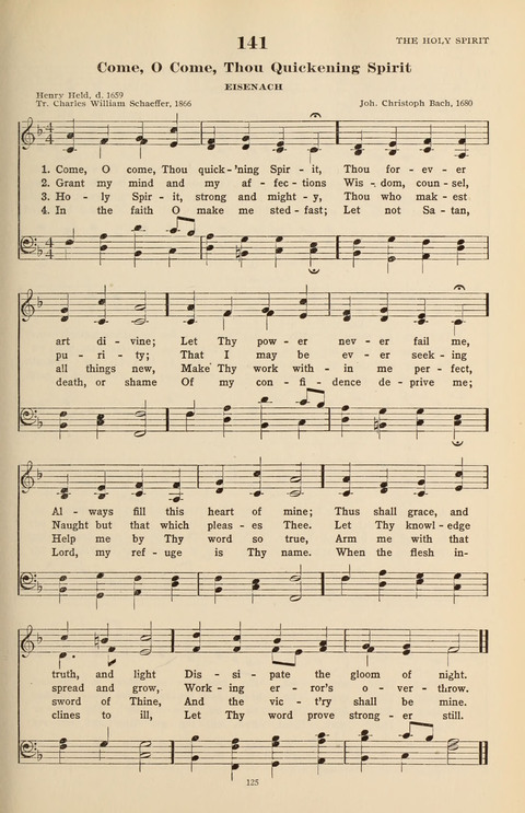 The Evangelical Hymnal page 125