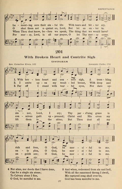 The Evangelical Hymnal page 179