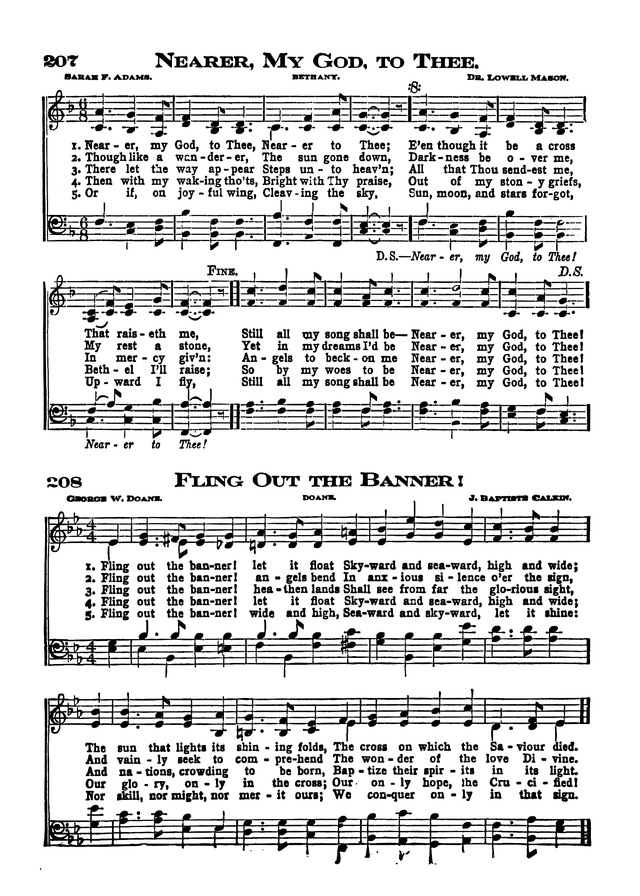 The Excelsior Hymnal page 186