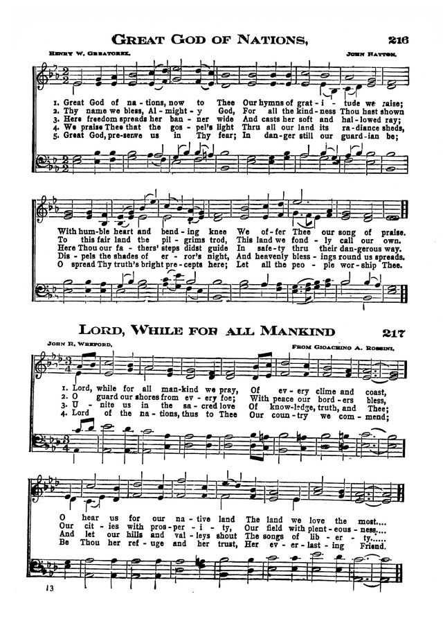 The Excelsior Hymnal page 191