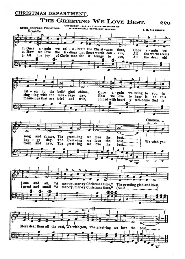The Excelsior Hymnal page 193