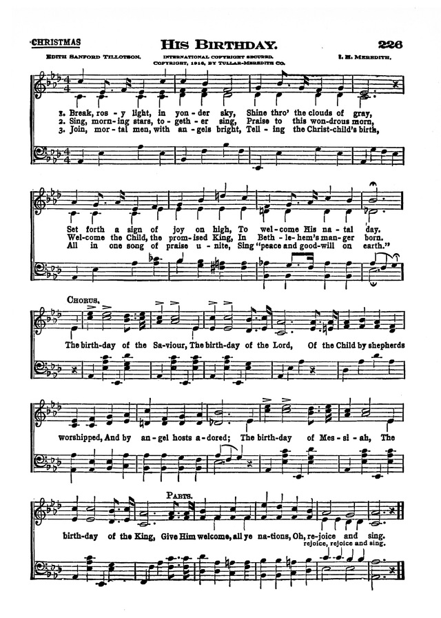 The Excelsior Hymnal page 199