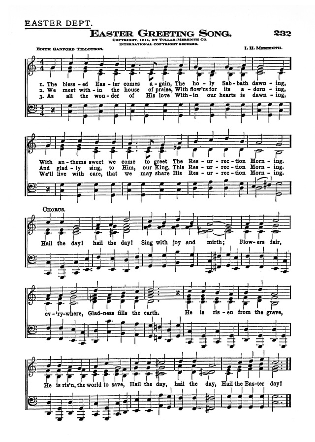 The Excelsior Hymnal page 203