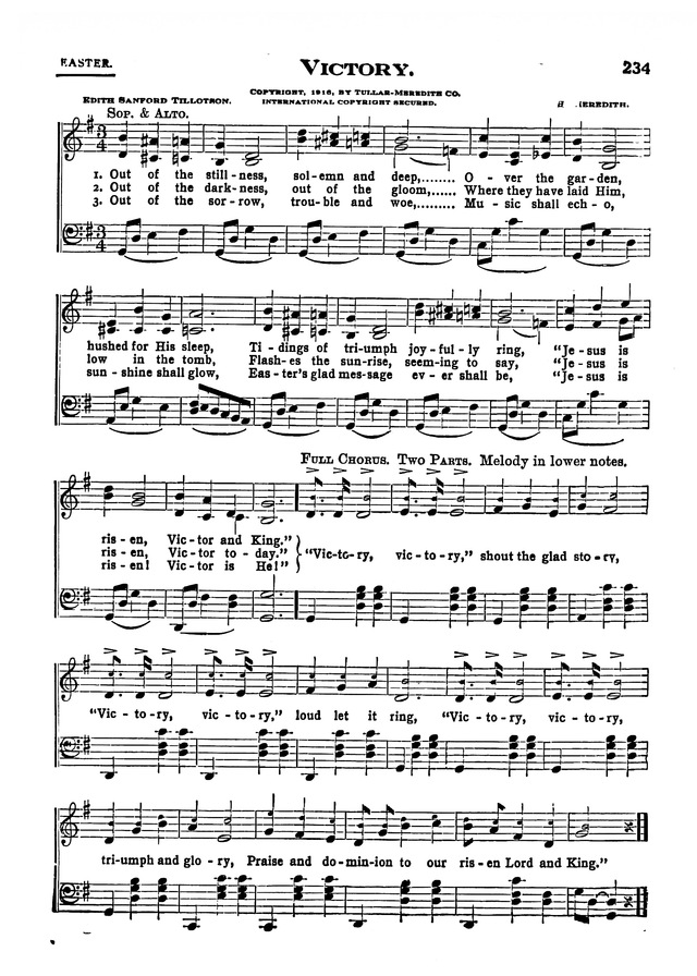 The Excelsior Hymnal page 205