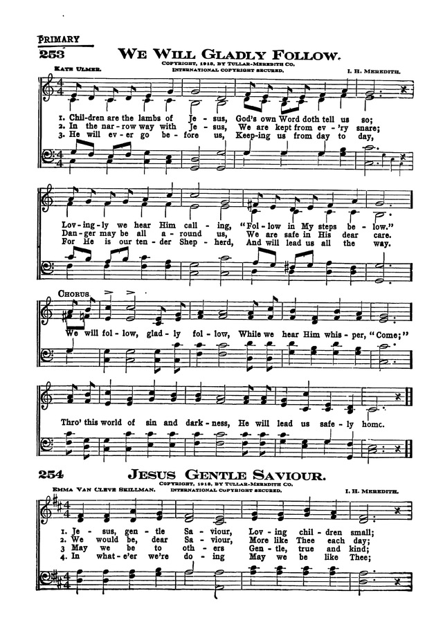 The Excelsior Hymnal page 222