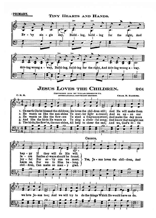 The Excelsior Hymnal page 227