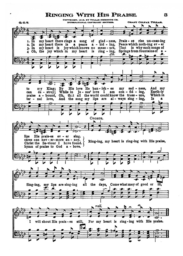 The Excelsior Hymnal page 3