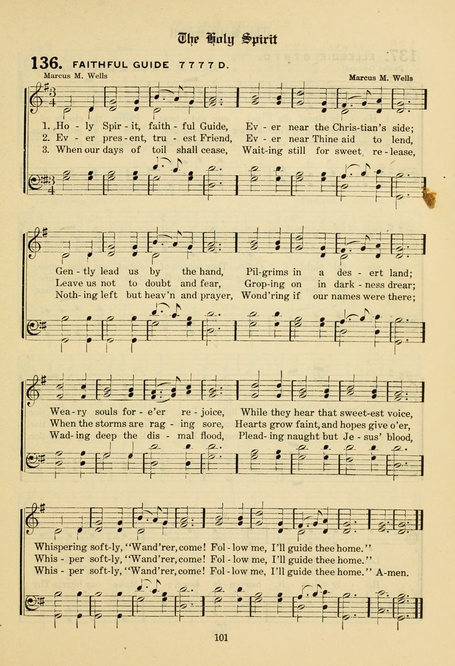 The Evangelical Hymnal page 103