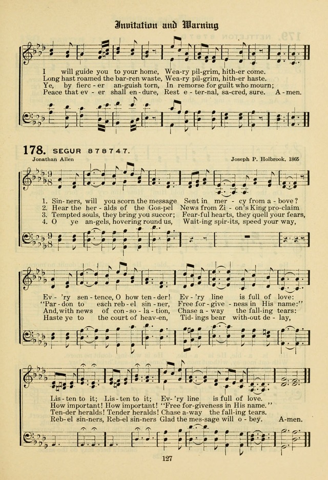 The Evangelical Hymnal page 129