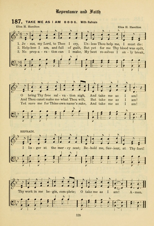 The Evangelical Hymnal page 137