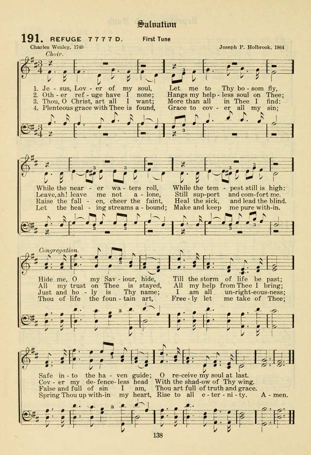 The Evangelical Hymnal page 140
