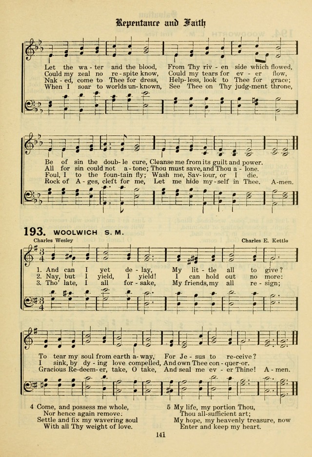 The Evangelical Hymnal page 143