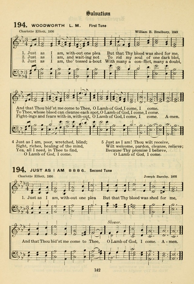 The Evangelical Hymnal page 144