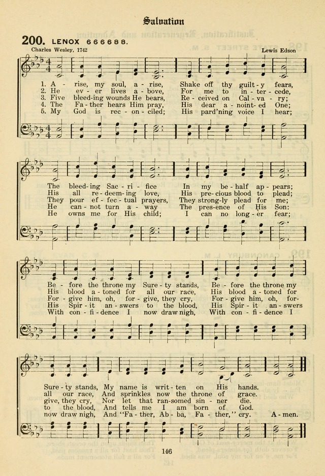 The Evangelical Hymnal page 148