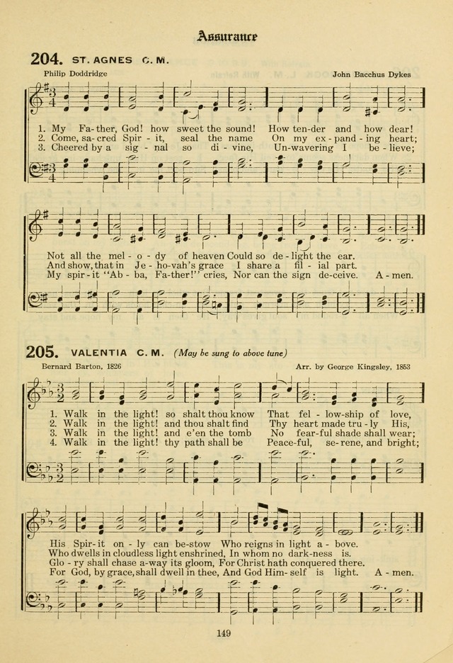 The Evangelical Hymnal page 151