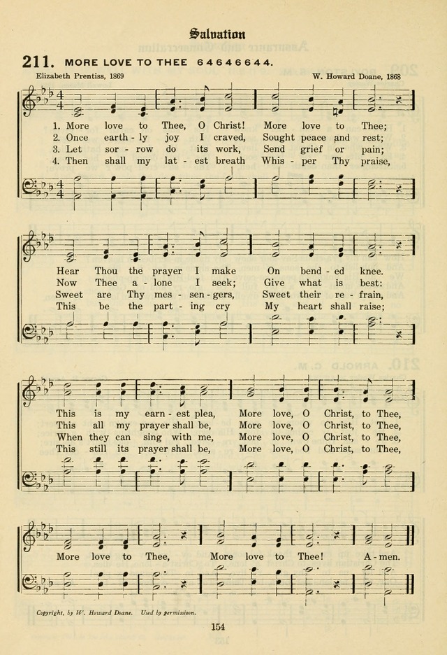 The Evangelical Hymnal page 156