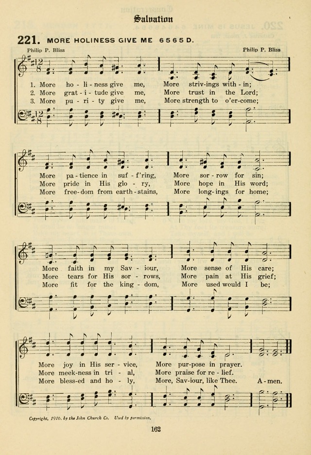 The Evangelical Hymnal page 164