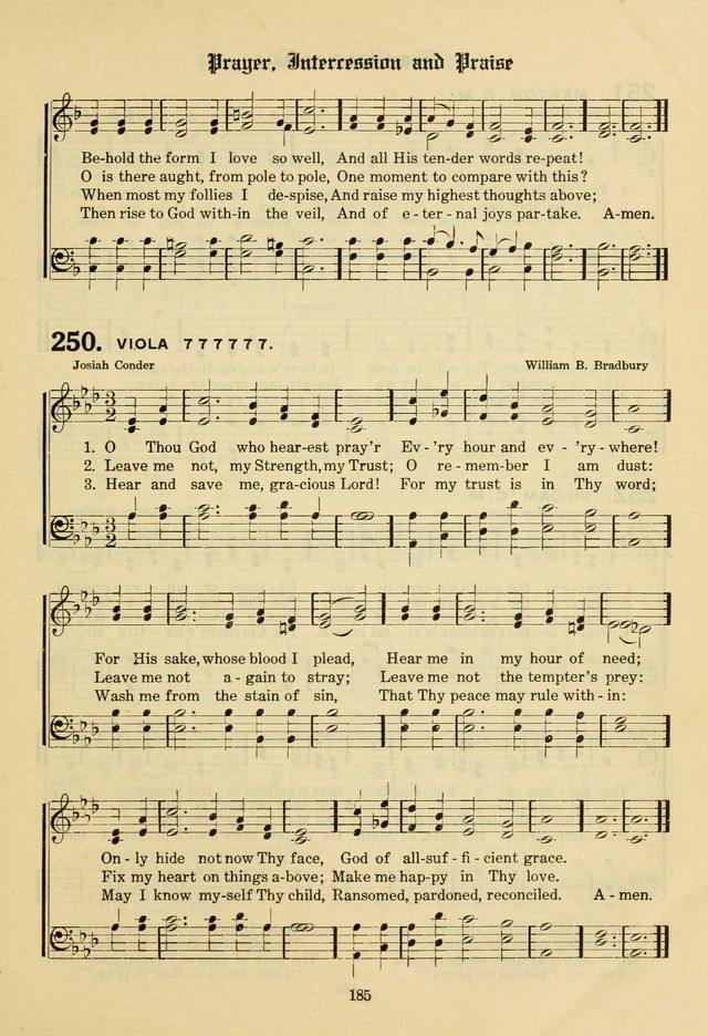 The Evangelical Hymnal page 187