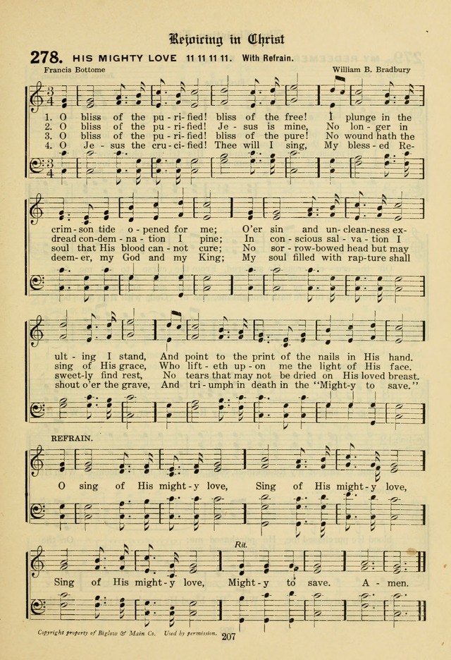 The Evangelical Hymnal page 209