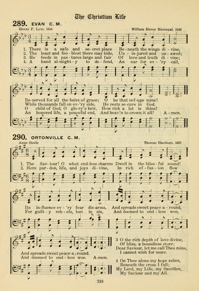 The Evangelical Hymnal page 220