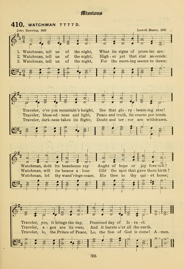 The Evangelical Hymnal page 307