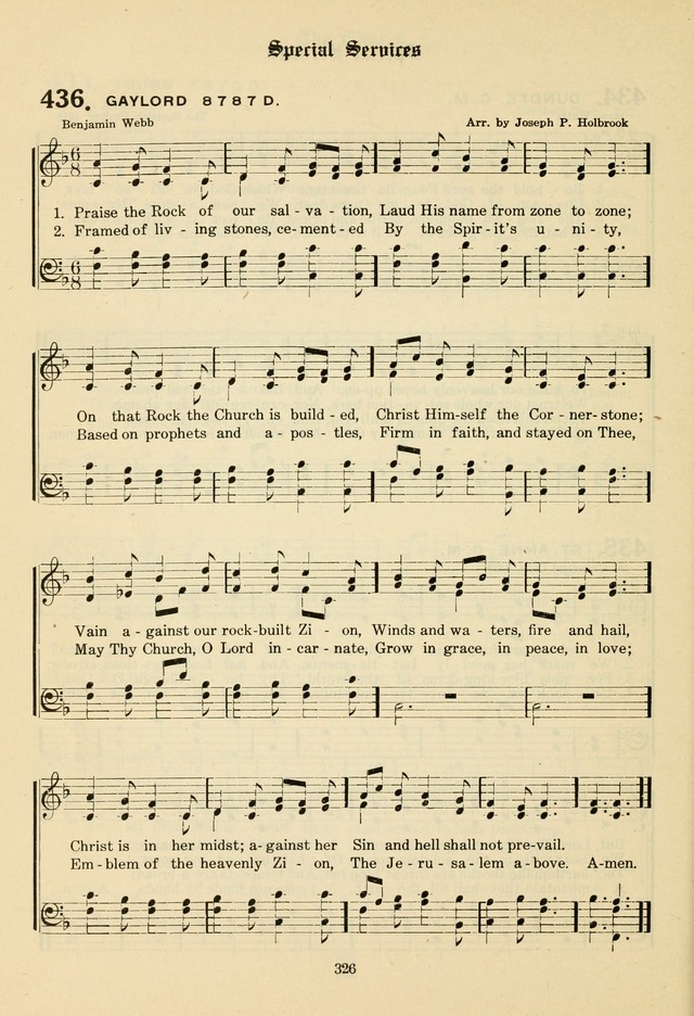 The Evangelical Hymnal page 328