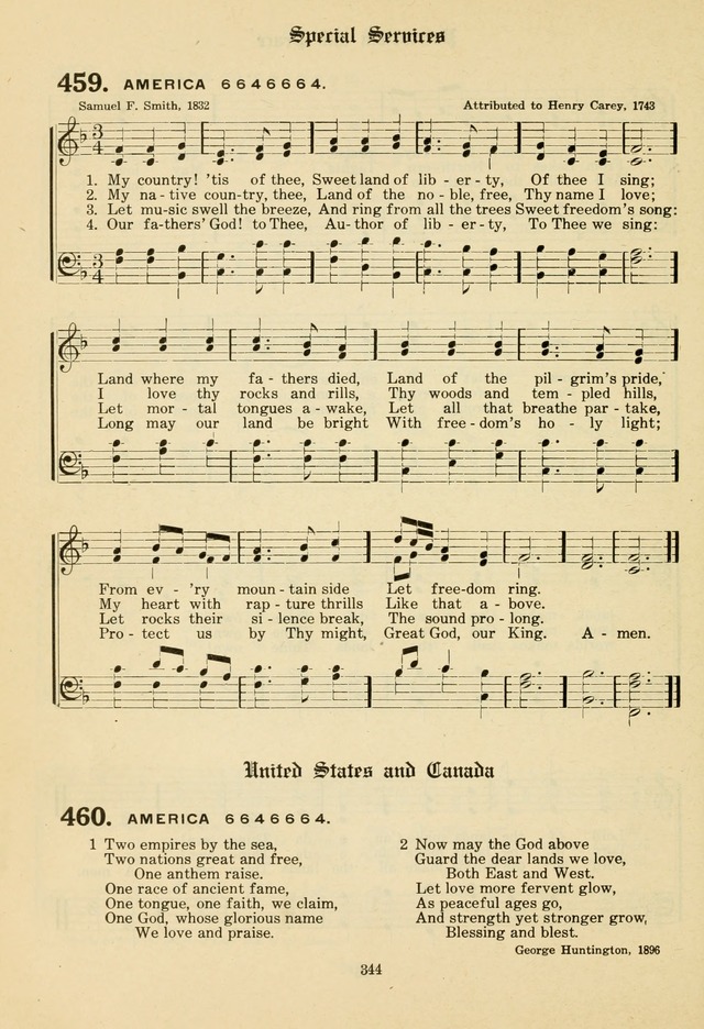 The Evangelical Hymnal page 346