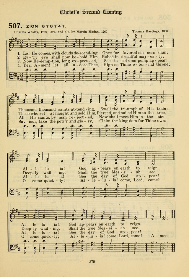 The Evangelical Hymnal page 381