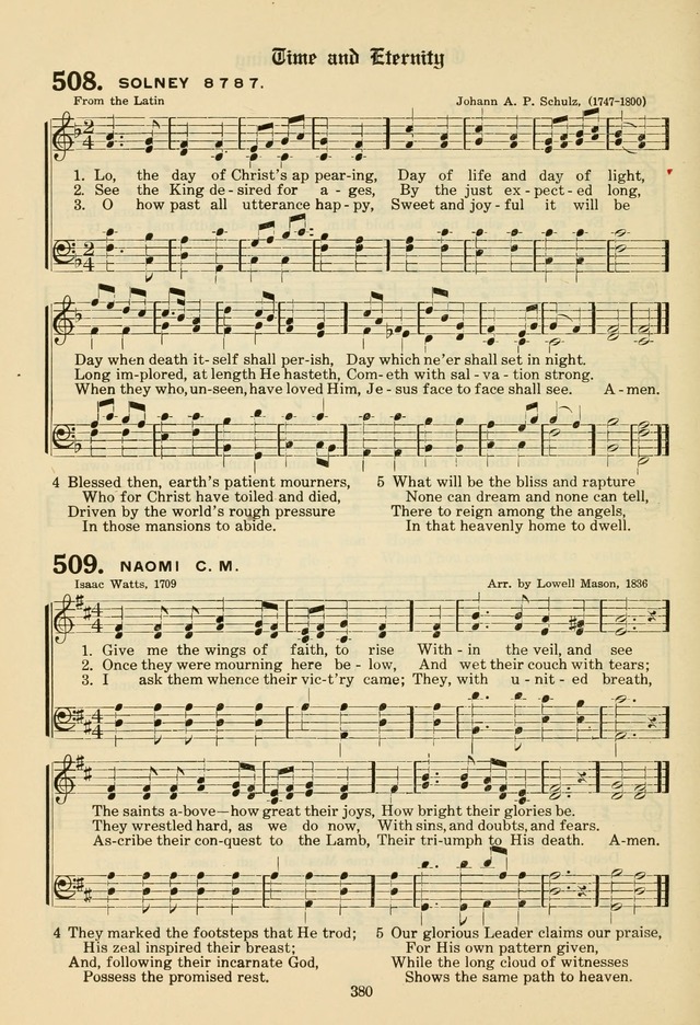 The Evangelical Hymnal page 382