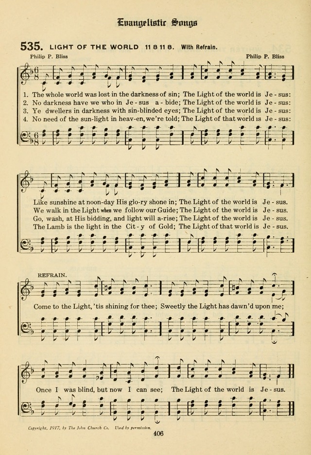 The Evangelical Hymnal page 408