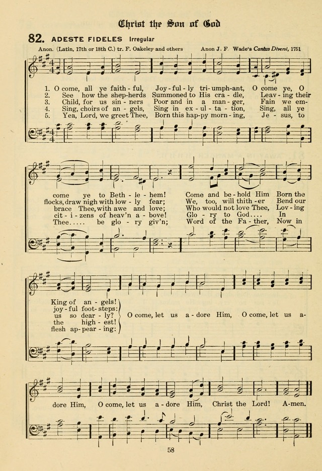 The Evangelical Hymnal page 60