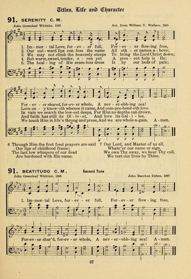 The Evangelical Hymnal page 69