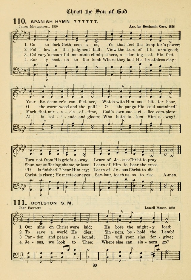 The Evangelical Hymnal page 82