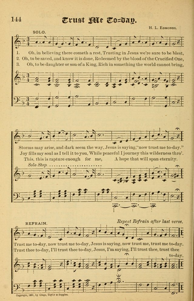 The Emory Hymnal No. 2: sacred hymns and music for use in public worship, Sunday-schools, social meetings and family worship page 146