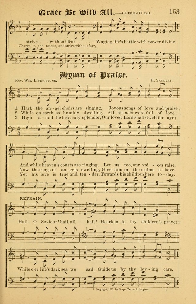 The Emory Hymnal No. 2: sacred hymns and music for use in public worship, Sunday-schools, social meetings and family worship page 155