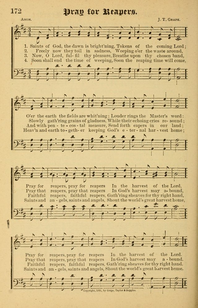 The Emory Hymnal No. 2: sacred hymns and music for use in public worship, Sunday-schools, social meetings and family worship page 174
