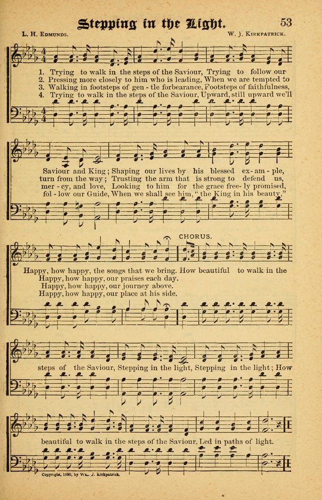 The Emory Hymnal No. 2: sacred hymns and music for use in public worship, Sunday-schools, social meetings and family worship page 53