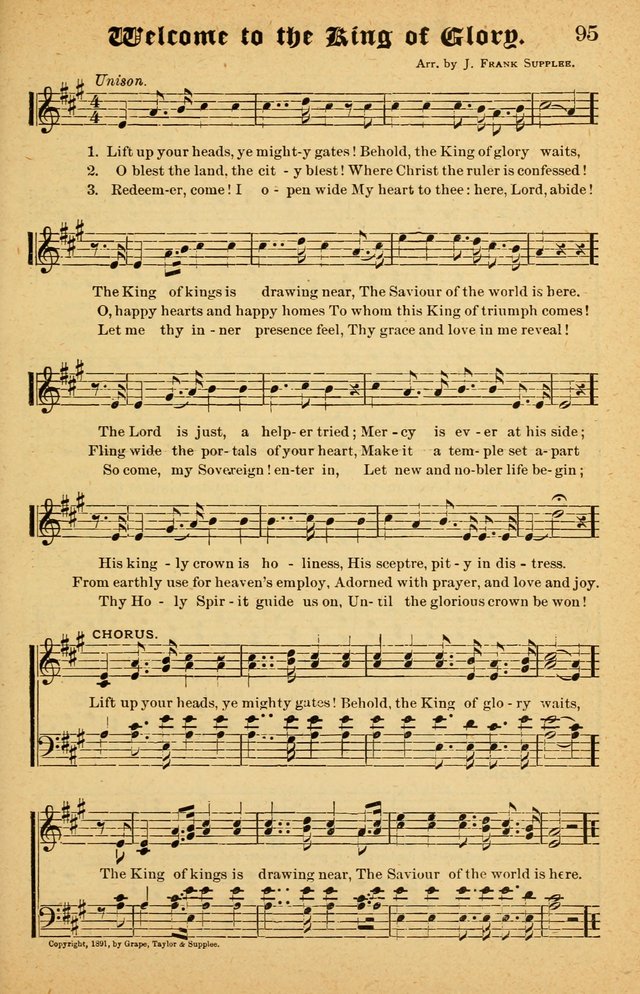The Emory Hymnal No. 2: sacred hymns and music for use in public worship, Sunday-schools, social meetings and family worship page 95